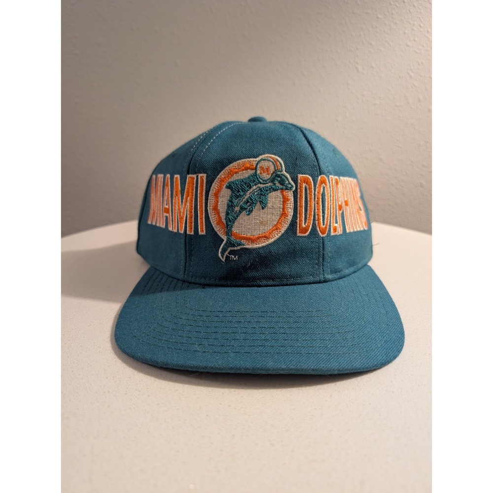 VTG Starter Miami Dolphins Team NFL Snapback Hat Cap The Natural 100% Wool